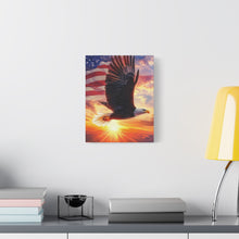 Load image into Gallery viewer, Patriotic Eagle Canvas Wall Art