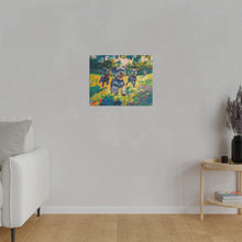 Load image into Gallery viewer, Vibrant Schnauzer Dogs Canvas Wall Art