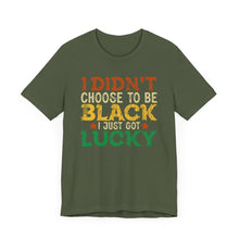 Load image into Gallery viewer, Lucky Choice Unisex Tee - Celebrate Diversity and Heritage