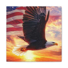 Load image into Gallery viewer, Patriotic Eagle Canvas Wall Art