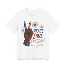 Load image into Gallery viewer, Peace Love Freedom Tee