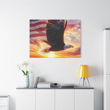 Load image into Gallery viewer, Patriotic Eagle Canvas Wall Art