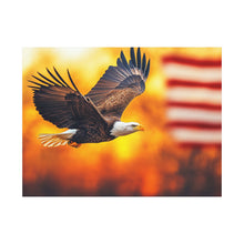 Load image into Gallery viewer, Patriotic Eagle Canvas Art - Inspirational Home Decor