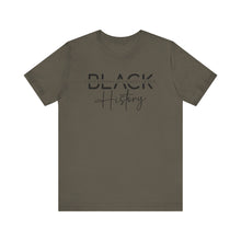 Load image into Gallery viewer, Empowering Black History Unisex Tee - Love, Pride, Joy, Excellence