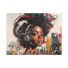 Load image into Gallery viewer, Urban Vibe Matte Canvas Print - Stylish Artwork for Music Lovers