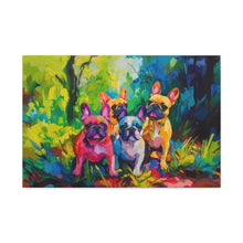 Load image into Gallery viewer, French Bulldog Canvas Art
