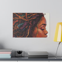 Load image into Gallery viewer, Grounded Woman of Color Matte Canvas, Stretched, 0.75"