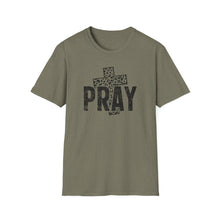 Load image into Gallery viewer, Leopard Print Pray Unisex Softstyle T-Shirt – Faith-Inspired Casual Wear