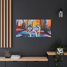 Load image into Gallery viewer, Husky Canvas Art