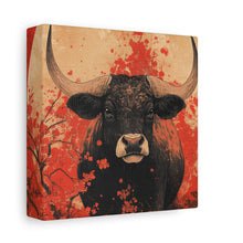Load image into Gallery viewer, Lunar Year of the Ox - Stretched Matte Print for Home Decor