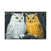 Load image into Gallery viewer, Owl Lovers Matte Canvas Print - Stretched Wall Art