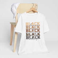 Load image into Gallery viewer, Black History Month Unisex Jersey Tee - Love and Excellence Design
