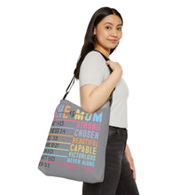 Load image into Gallery viewer, Adjustable Tote Bag (AOP) - She is