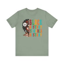Load image into Gallery viewer, Empowering Black History Tee - Unisex Jersey Short Sleeve Shirt