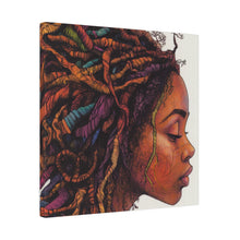 Load image into Gallery viewer, Grounded Woman of Color Matte Canvas, Stretched, 0.75"