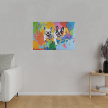 Load image into Gallery viewer, French Bulldog Canvas Art Print