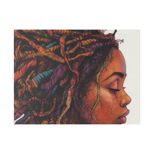 Load image into Gallery viewer, Grounded Woman of Color Matte Canvas, Stretched, 0.75"