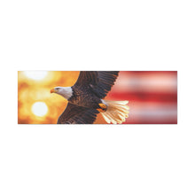 Load image into Gallery viewer, Eagle in Flight Canvas Art - 12x12 Stretched Wall Decor