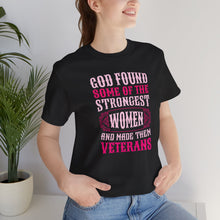 Load image into Gallery viewer, Strong Women Veterans Tee - Unisex Jersey Short Sleeve Shirt