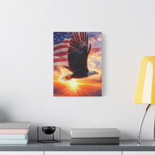 Load image into Gallery viewer, Patriotic Eagle Canvas Wall Art