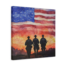 Load image into Gallery viewer, Inspirational Police Wall Art Canvas - Support Our Heroes