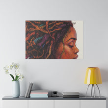 Load image into Gallery viewer, Grounded Woman of Color Matte Canvas, Stretched, 0.75"
