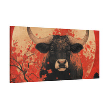 Load image into Gallery viewer, Lunar Year of the Ox - Stretched Matte Print for Home Decor