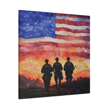 Load image into Gallery viewer, Inspirational Police Wall Art Canvas - Support Our Heroes