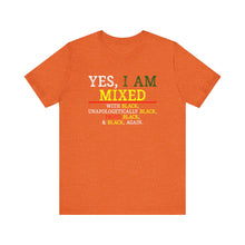 Load image into Gallery viewer, Proudly Mixed Unisex Jersey Tee - Celebrating Black Heritage