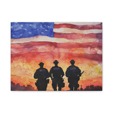 Load image into Gallery viewer, Inspirational Police Wall Art Canvas - Support Our Heroes