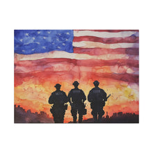 Load image into Gallery viewer, Inspirational Police Wall Art Canvas - Support Our Heroes