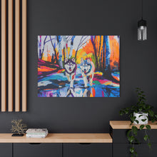 Load image into Gallery viewer, Husky Canvas Art