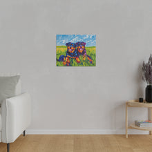 Load image into Gallery viewer, Rottweiler Canvas Art