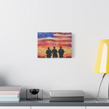 Load image into Gallery viewer, Inspirational Police Wall Art Canvas - Support Our Heroes
