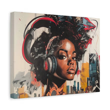 Load image into Gallery viewer, Urban Vibe Matte Canvas Print - Stylish Artwork for Music Lovers
