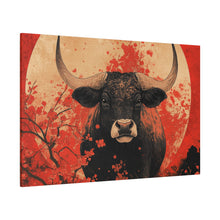 Load image into Gallery viewer, Lunar Year of the Ox - Stretched Matte Print for Home Decor