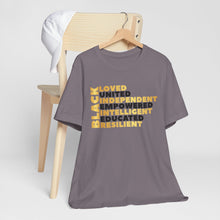 Load image into Gallery viewer, Empowered Black Pride Tee - Unisex Jersey Short Sleeve Shirt