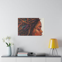 Load image into Gallery viewer, Grounded Woman of Color Matte Canvas, Stretched, 0.75"