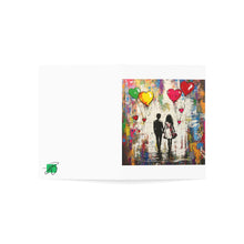 Load image into Gallery viewer, Artistic Love Greeting Cards - Set of 1, 10, 30, or 50