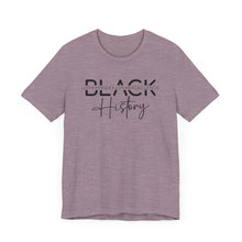 Load image into Gallery viewer, Empowering Black History Unisex Tee - Love, Pride, Joy, Excellence