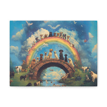 Load image into Gallery viewer, Rainbow Bridge Dog Canvas Artwork - Pet Lovers Home Decor