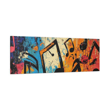 Load image into Gallery viewer, Vibrant Music Note Canvas Art - Colorful Stretched Wall Decor