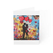 Load image into Gallery viewer, Romantic Greeting Cards Set – Love and Heart Balloons (1, 10, 30, 50pcs)