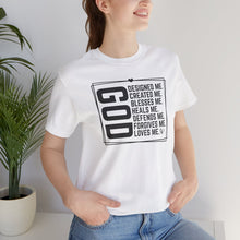 Load image into Gallery viewer, Inspirational God Quote Unisex Jersey Tee