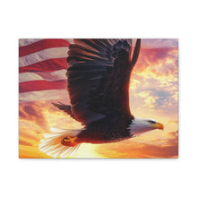 Load image into Gallery viewer, Patriotic Eagle Canvas Wall Art