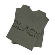 Load image into Gallery viewer, Unisex Jersey Tee - Black Love Pride History Shirt