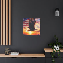 Load image into Gallery viewer, Patriotic Eagle Canvas Wall Art