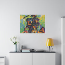 Load image into Gallery viewer, Rottweilers Canvas Art