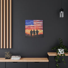 Load image into Gallery viewer, Inspirational Police Wall Art Canvas - Support Our Heroes