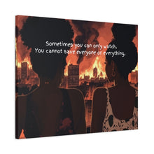 Load image into Gallery viewer, Inspirational Canvas Art – "Sometimes You Can Only Watch"